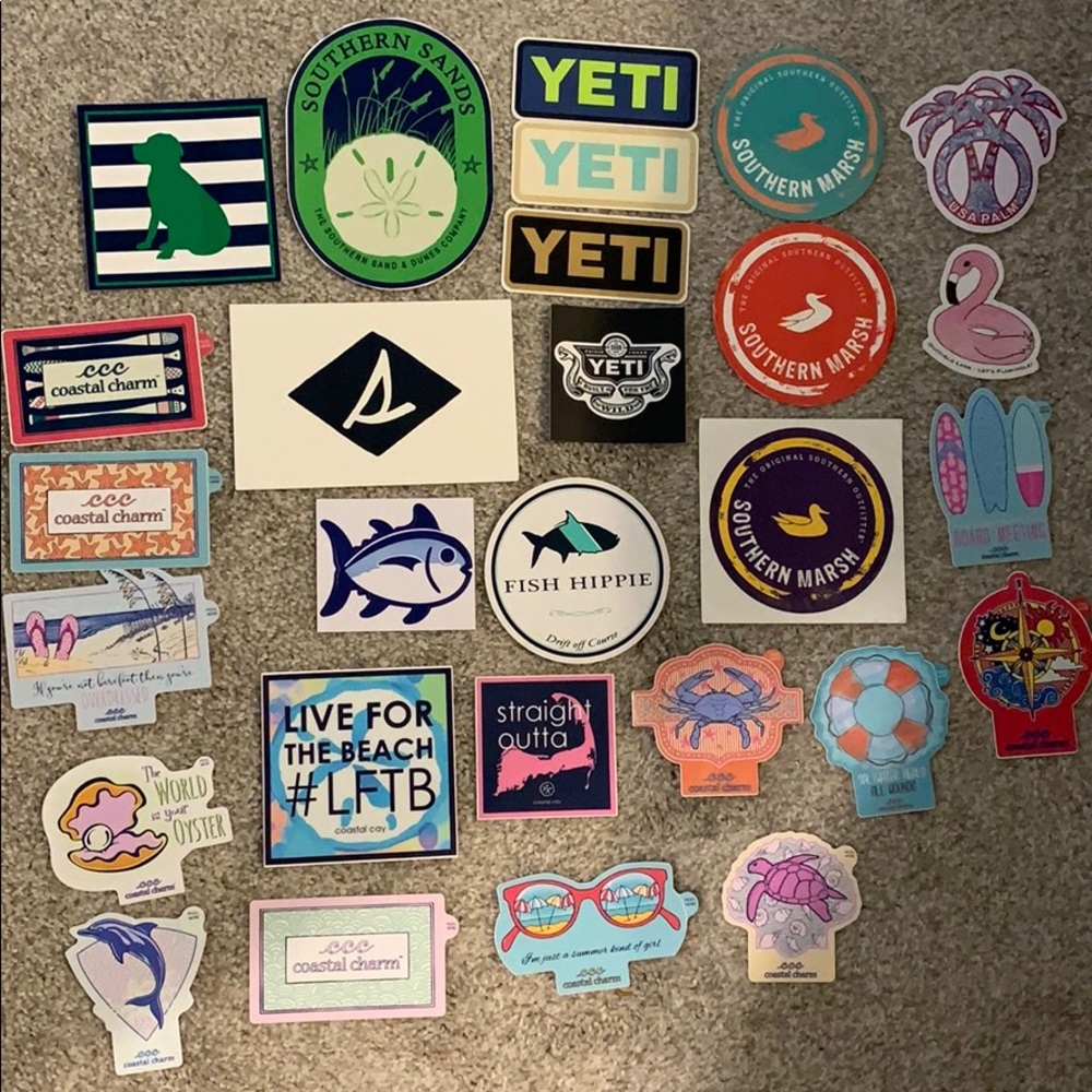 Preppy sticker lot